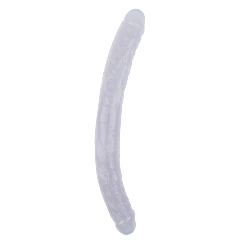 Clear 18" Double Dong Jelly Dildo