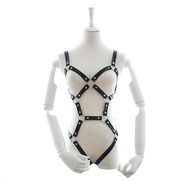 Women's Strap Style Teddy-Fetish Wear-The Love Zone