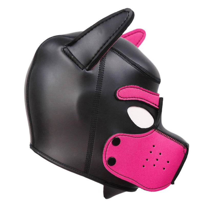 Mask Puppy Pink Hood Mask-Masks and Hoods-The Love Zone