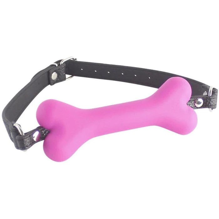 Ball Gag - Dog Bone Silicone Gag (2 colors)