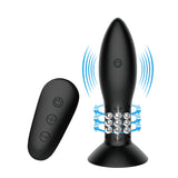 Silicone anal plug vibrating and rimming 