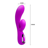 Vibrator - Rabbit Style Dual vibe G-spot Honey