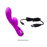 Vibrator - Rabbit Style Dual vibe G-spot Honey