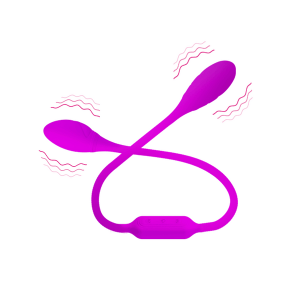 couple sex toy double ended vibrator