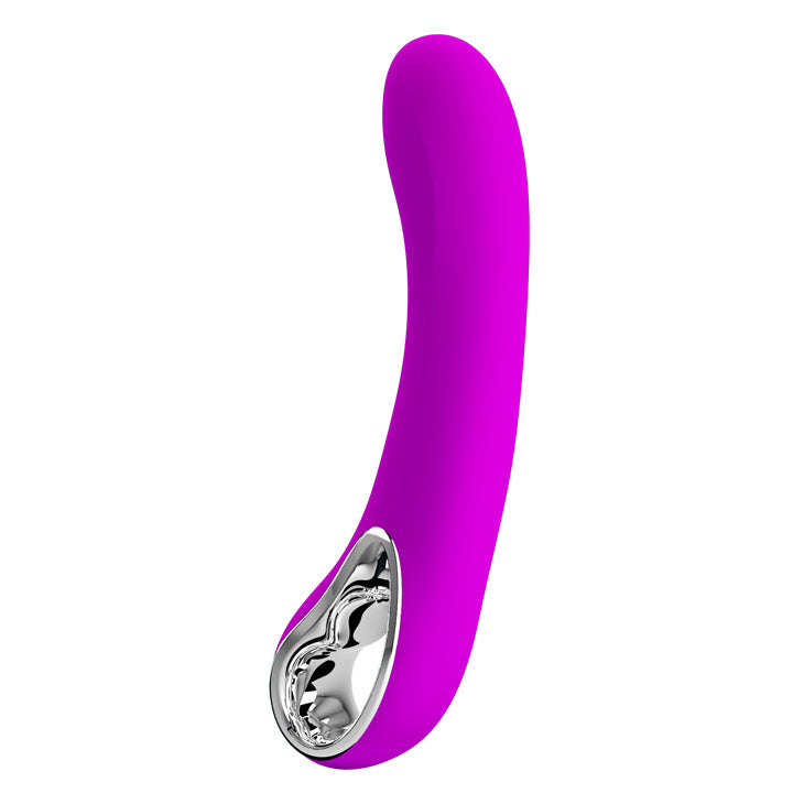 Vibrator - 12 Function Rechargeable Alston with Handle -Fuchsia