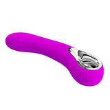 Vibrator - 12 Function Rechargeable Alston with Handle -Fuchsia