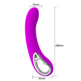 Vibrator - 12 Function Rechargeable Alston with Handle -Fuchsia