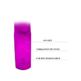 Vibrator - Rabbit Style Silicone Rechargeable Web Rabbit style