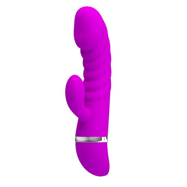 Tracy Super Soft Rabbit 7x Squishy Vibrator-TVDUO-The Love Zone