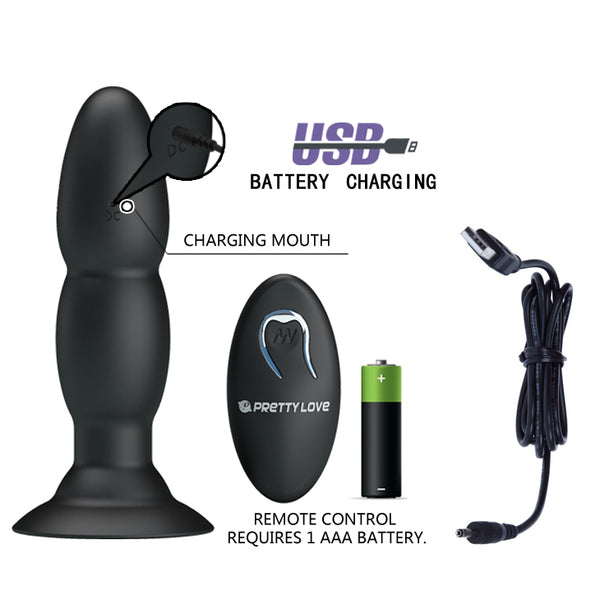 Beaded Vibrating Plug