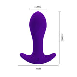 Butt Plug - Vibrating Butt Plug Rechargeable Silicone Rechargeable