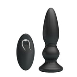 Powerful vibrating anal plug with wireless remote control 