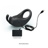 Cock Ring Vibrating - Rabbit Vibrating Rechargeable Penis Ring