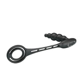 Cockring with Vibrating Prostate Plug