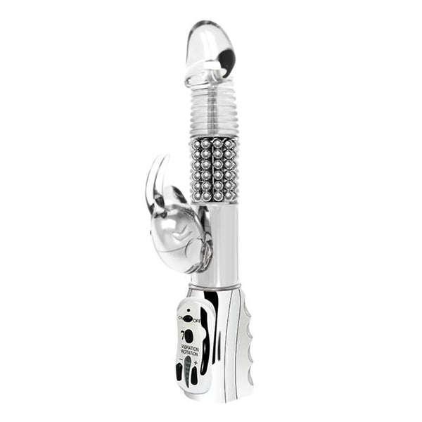 Vibrator - Rabbit Style 7 Function with Rotating Beads-TVDUO-The Love Zone