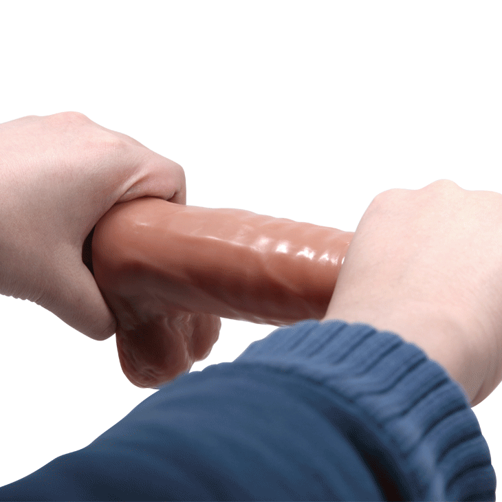 Vibrating Sliding Skin  Dildo