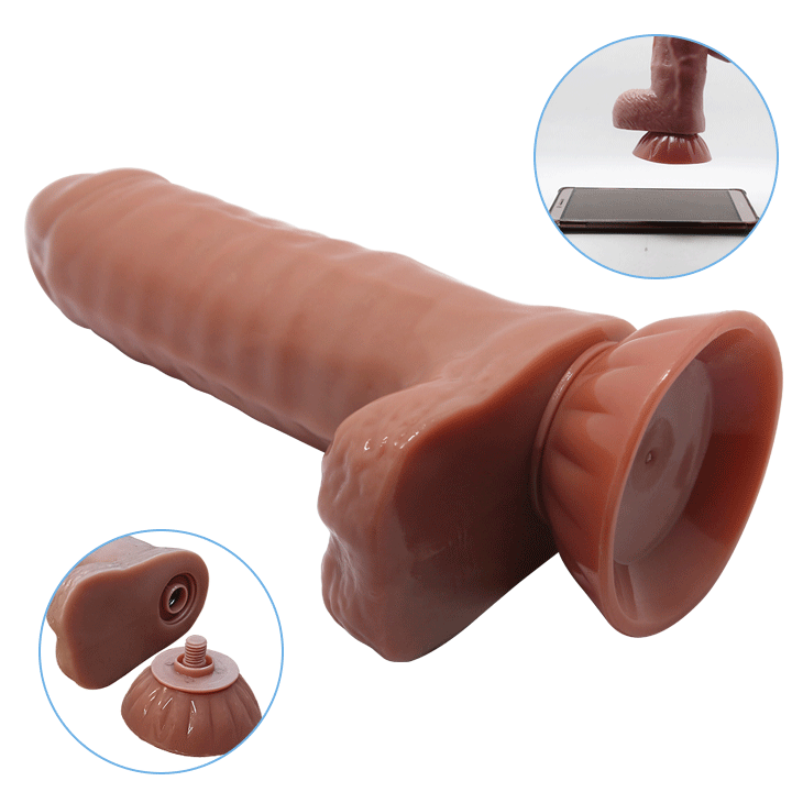 Vibrating Sliding Skin  Dildo