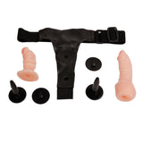 Strap On - Adjustable Harness with Dildo and Vaginal Plug