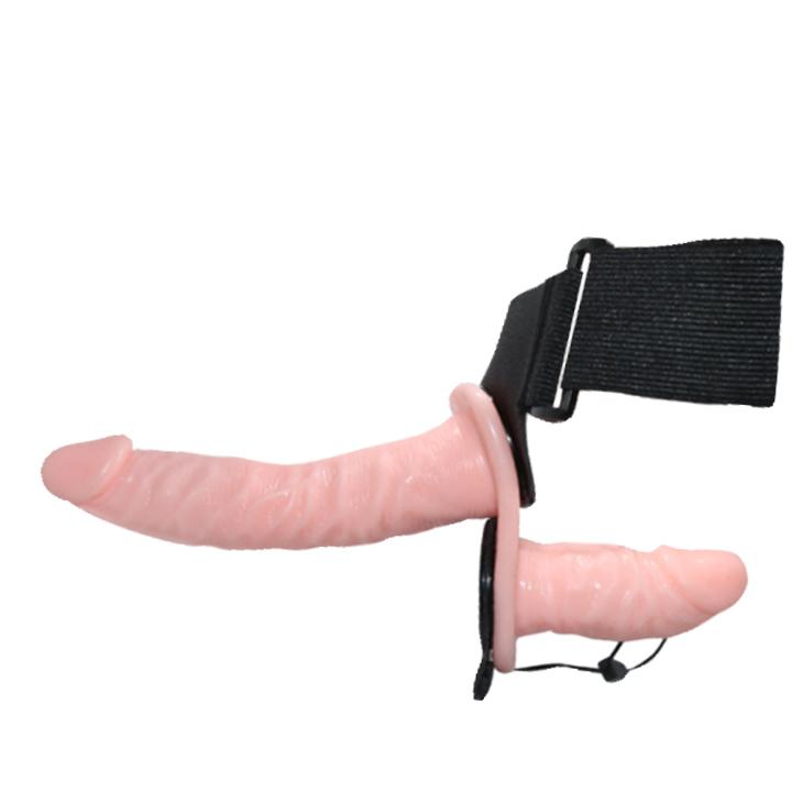 Strap On - Adjustable Vibrating with Vaginal Plug-TSTRA-The Love Zone