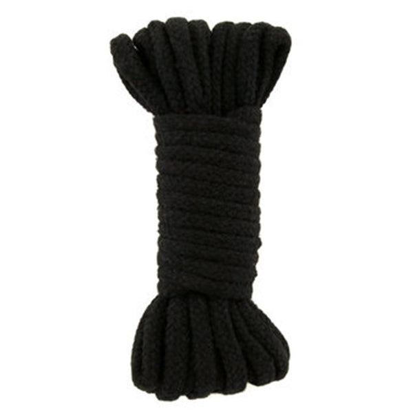 Rope - Purple & Black 2 Pack Cotton Rope 2 x 32'-Cuffs & Handcuffs-The Love Zone