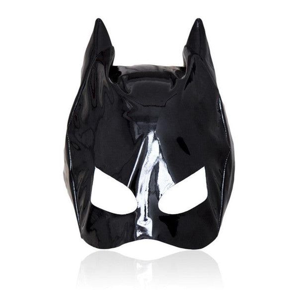 Mask - Shiny Black Cat Mask-Fetish/Bondage-The Love Zone