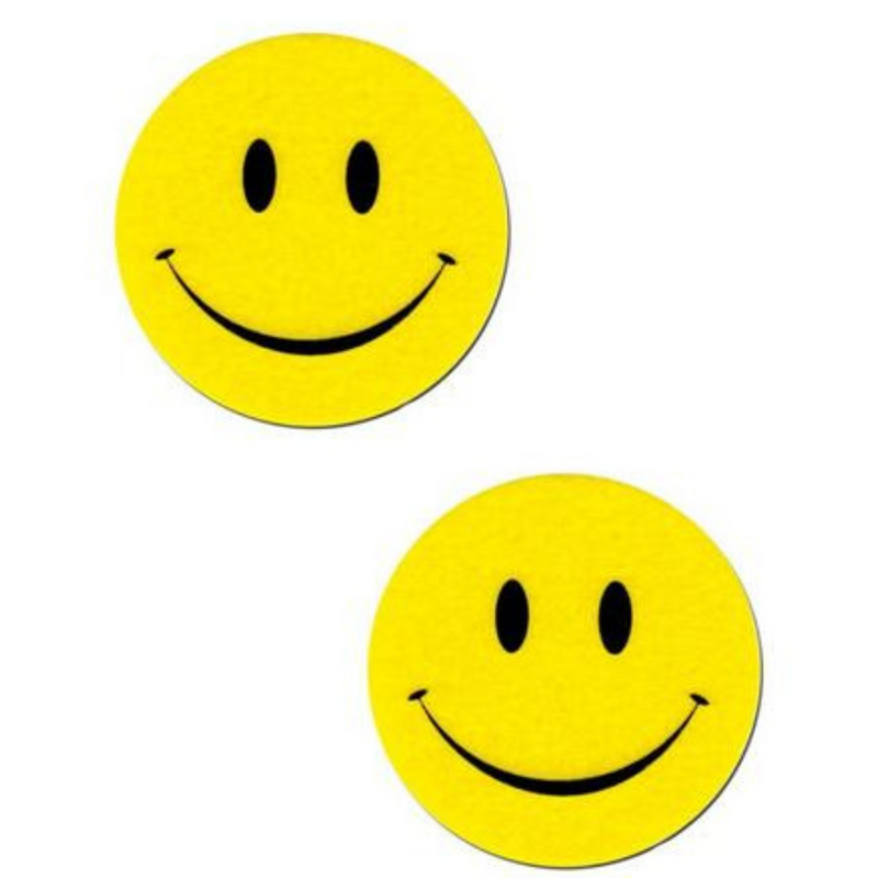 Pasties Happy Smiley Emoji Shaped Nipple Cover Pasties 5 Pair