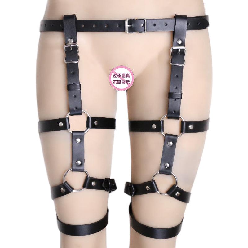 Garter Belt w Leg Straps 2-Fetish Wear-The Love Zone