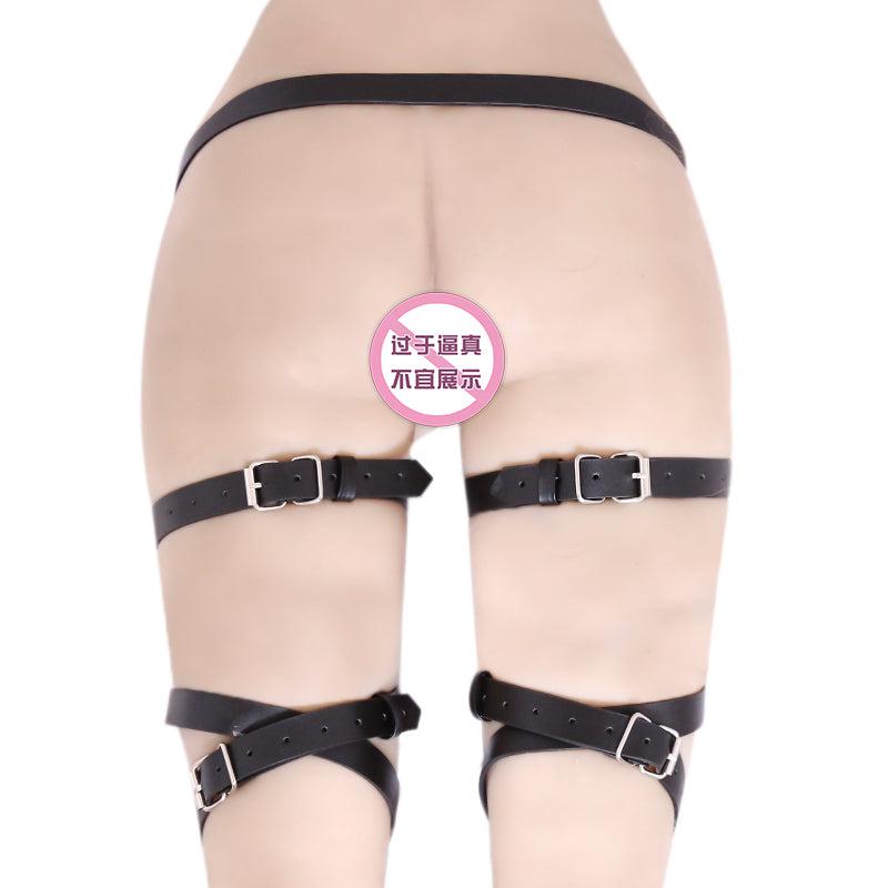 Garter Belt w Leg Straps 2-Fetish Wear-The Love Zone