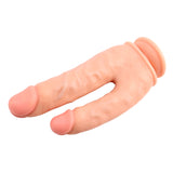 Double Entry Dildo with Suction Cup