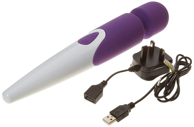 Wand Massager - iWand Cordless Massager Wand Vibrator - Purple