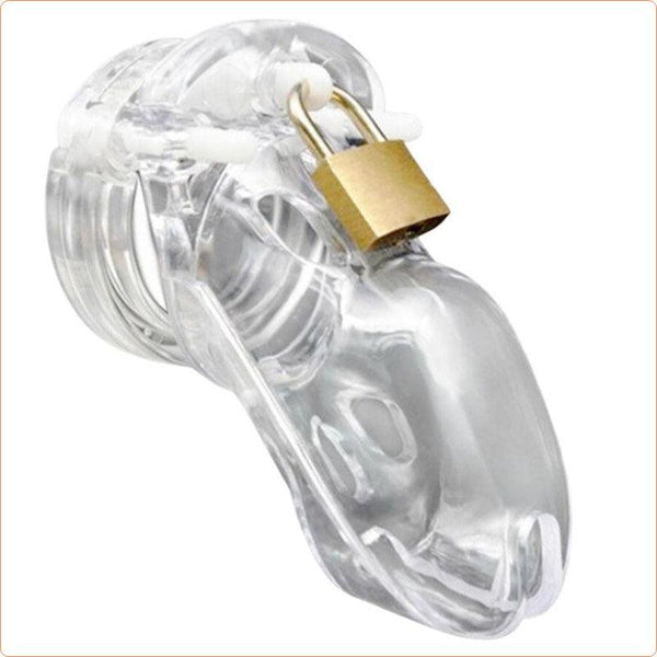 Male Chastity Device Clear-Chastity Devices-The Love Zone