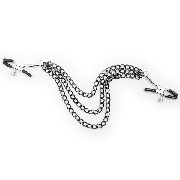 Nipple Clamps - Triple Chain Alligator Type Nipple Clamps