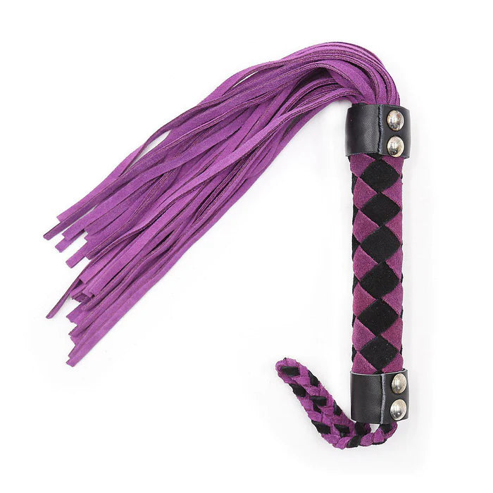 Whip - Geniune Leather 15.5" Flogger (6 colors)