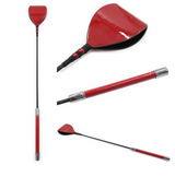 Wide Tip Red Riding Crop