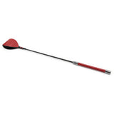 Wide Tip Red Riding Crop