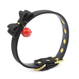 Black Cat Collar with Red Bell