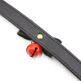 Black Cat Collar with Red Bell