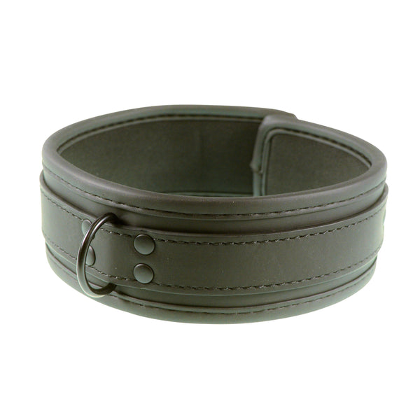 D Ring Neoprene Black Collar