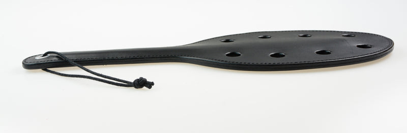 Paddle - Leather Spanking Paddle Saddle with Holes – S & G - TLZ