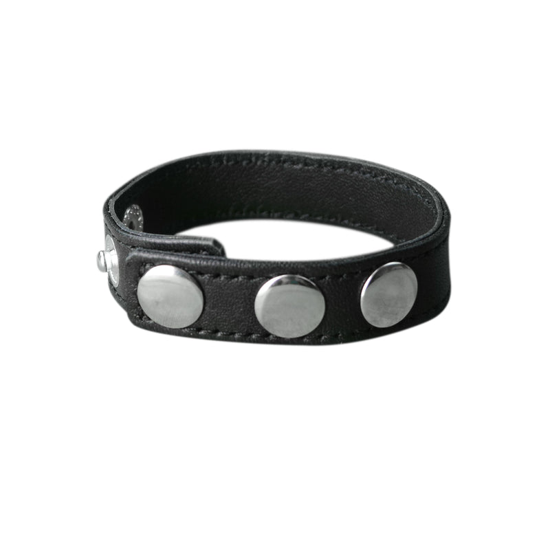 Cock Ring - Leather Snapping Penis Ring-For Him-The Love Zone