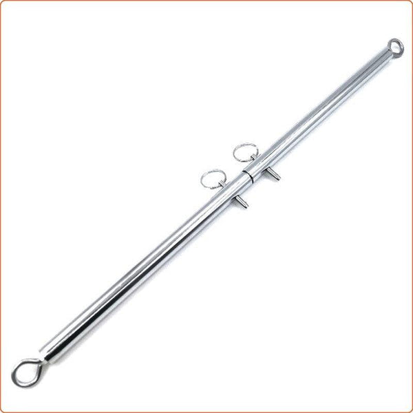 Metal BDSM Spreader Bar Adjustable 24" to 34"-Cuffs & Handcuffs-The Love Zone