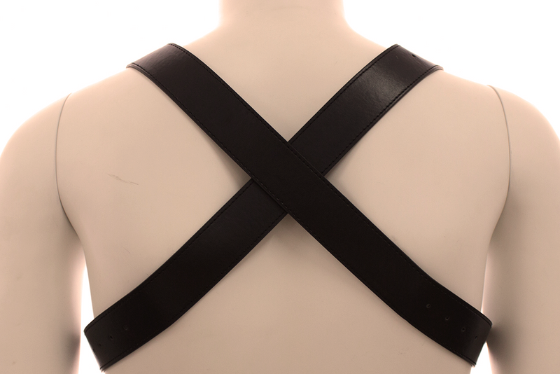 Chest Harness - English Bulldog PVC Vegan Leather