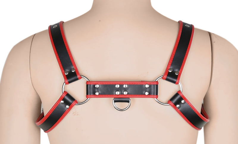 Chest Harness - Deluxe Bulldog PVC Vegan Leather