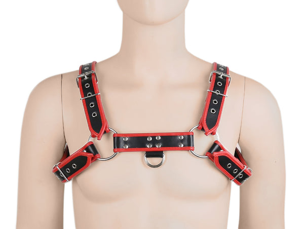 Chest Harness - Deluxe Bulldog PVC Vegan Leather