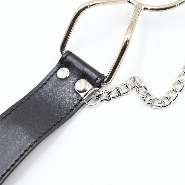 Gag with nipple clamps - The Love Zone