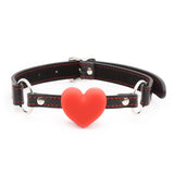 Heart Ball Gag with Heart Collar