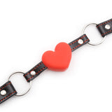 Heart Ball Gag with Heart Collar