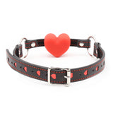 Heart Ball Gag with Heart Collar