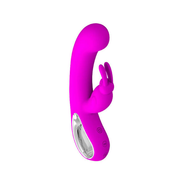 Vibrator - Rabbit Style Silicone Rechargeable Web Rabbit style-For Her-The Love Zone