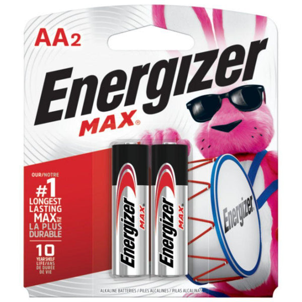 Batteries - Energizer AA 2 Pak Duracell-BAT-The Love Zone
